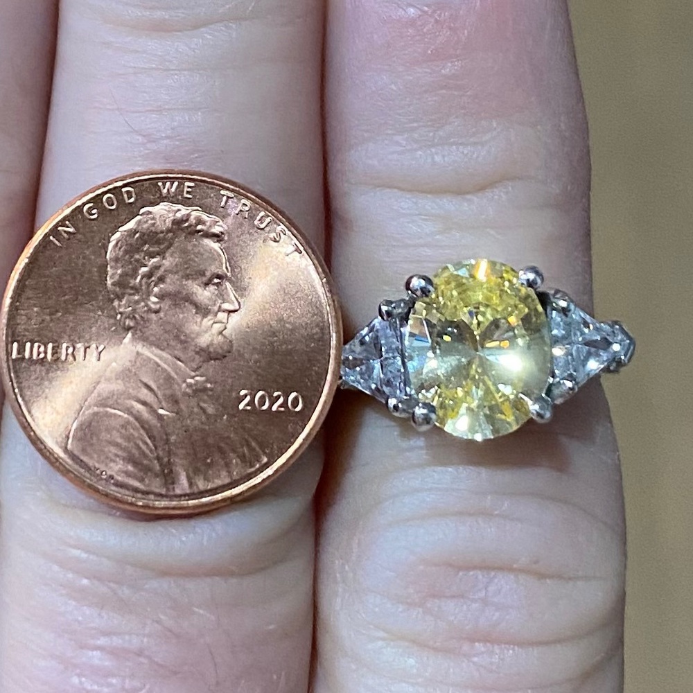 Canary Yellow Ring
